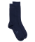 Men's socks in soft Egyptian cotton - Dark blue