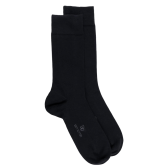 Men's socks in soft Egyptian cotton - Black | Doré Doré