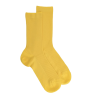 Women's ribbed cotton lisle socks - Yellow Sun