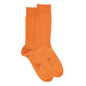 Men's fine gauge egyptian cotton socks - Carrot | Doré Doré