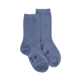 Kids' egyptian cotton socks - Light Blue Jeans | Doré Doré