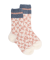 Children's polar wool geometric pattern socks - Cream