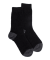 Women's polar wool socks - Black & dark grey