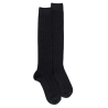 Men's heavy wool long socks - Dark grey