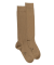 Men's fine gauge egyptian cotton knee-high socks grass - Baobab beige