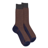 Men's wool woven socks in three colors - Blue & grey | Doré Doré