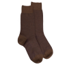 Men's caviar patterned wool socks - Wood & purple | Doré Doré