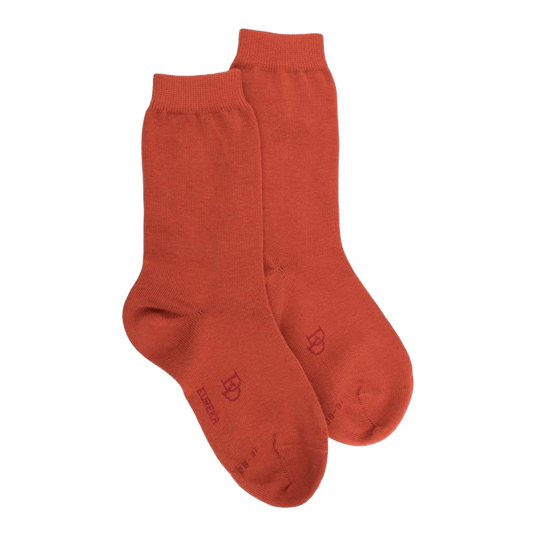 Children's egyptian cotton socks - Copper | Doré Doré