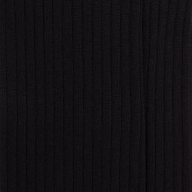 Men's luxury fine Egyptian cotton ribbed socks - Black | Doré Doré