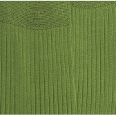 Men's ribbed socks made of 100% solid-colored Scottish thread - Green Country | Doré Doré
