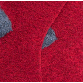 Children's fleece socks - Red and blue | Doré Doré