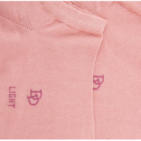 Women's cotton lisle sneaker socks - Pink | Doré Doré