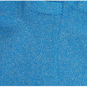 Women's cotton socks with shiny lurex effect - Blue | Doré Doré