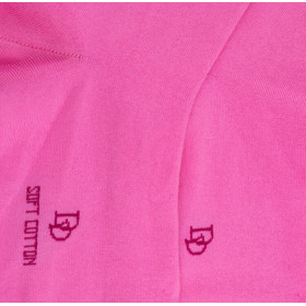 Women's jersey knit ankle socks with roll'top - Pink | Doré Doré
