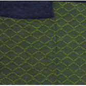 Men's cotton lisle socks with diamonds weave repeat pattern - Blue Jeans | Doré Doré