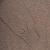 Unisex wool turtleneck pullover - Brown Quail | Doré Doré