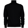 Unisex wool turtleneck pullover - Black | Doré Doré