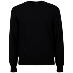 Plain black sales round neck jumper