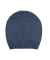 Unisex wool and cashmere plain cap - Blue