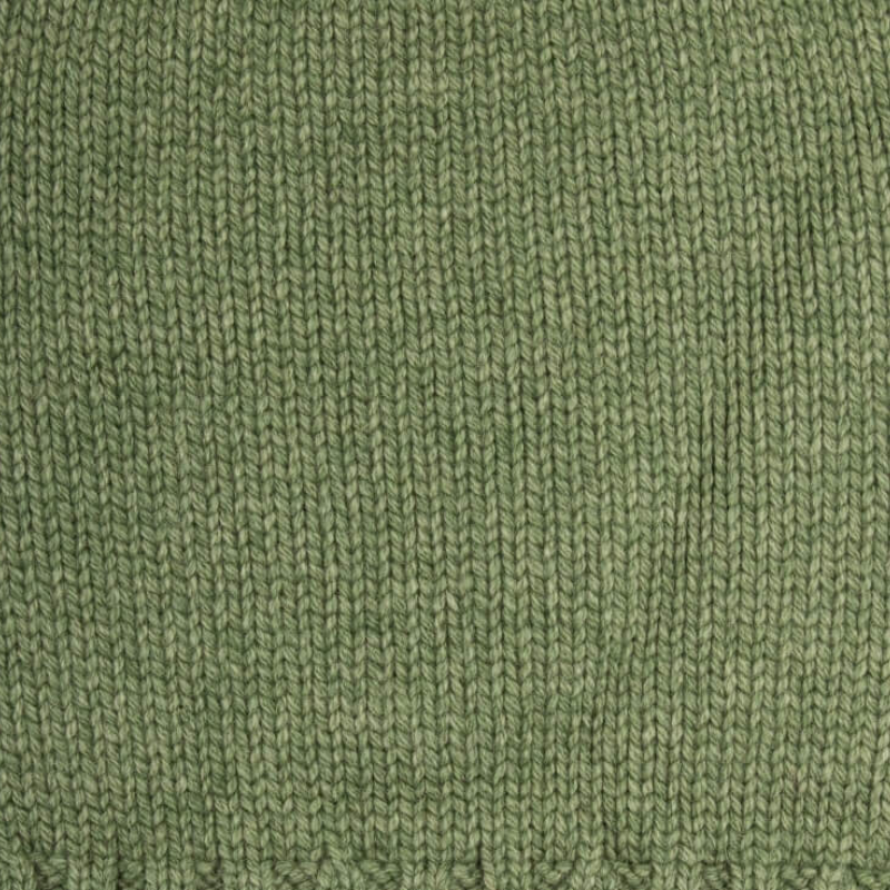 Unisex wool and cashmere plain cap - Green | Doré Doré