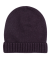 Wool and cashmere beanie – Dark purple