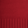 Unisex wool and cashmere plain cap - Red | Doré Doré
