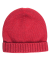 Unisex wool and cashmere plain cap - Red