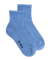 Men's sport sneaker socks with terry sole  - Blue