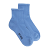 Men's sport sneaker socks with terry sole  - Blue