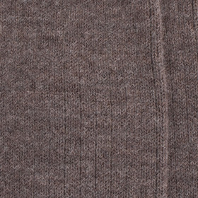 Thick ribbed merino wool socks - Light brown | Doré Doré