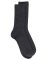 Thick ribbed merino wool socks - Grey