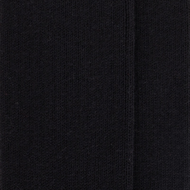 Thick ribbed merino wool socks - Black | Doré Doré