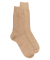 Men's wool and cashmere socks - Desert beige