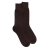 Men's wool and cashmere socks - Chocolate brown