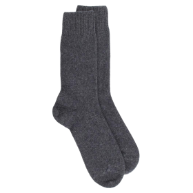 Men's wool and cashmere socks - Dark grey | Doré Doré