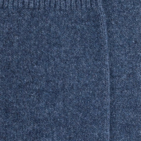 Men's wool and cashmere socks - Denim blue | Doré Doré