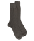 Men's wool and cashmere socks - Dark khaki