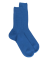 Men's merino wool ribbed socks - Royal blue