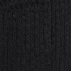 Men's merino wool ribbed socks - Black | Doré Doré