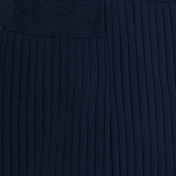 Men's luxury fine cotton lisle ribbed socks - Blue | Doré Doré