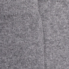 Men's long wool and cashmere socks - Oxford grey | Doré Doré
