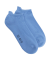 Men's sport sneaker socks in cotton with terry sole - Blue