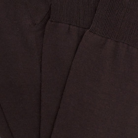 Reinforced mercerised cotton jersey socks - Bown | Doré Doré