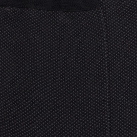 Men's mercerised cotton lisle caviar socks - Black and grey | Doré Doré