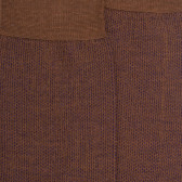 Men's caviar patterned wool socks - Wood & purple | Doré Doré
