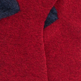 Men's polar wool socks - Red & blue | Doré Doré
