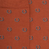 Men's cotton horseshoe patterned socks - Orange | Doré Doré