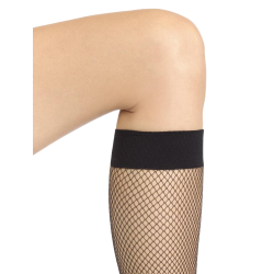 Fine black mat knee-high socks - Matite 20 | Doré Doré