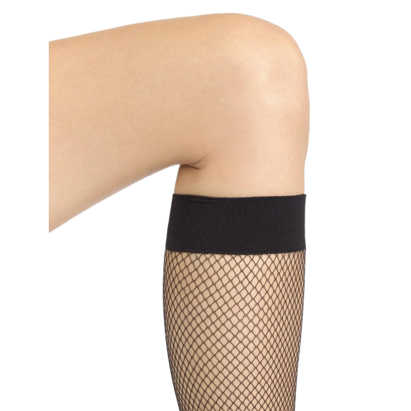 Fine black mat knee-high socks - Matite 20 | Doré Doré