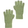 Unisex wool and cashmere plain gloves - Green | Doré Doré